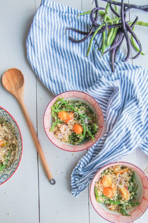 Salade de haricots verts quinoa