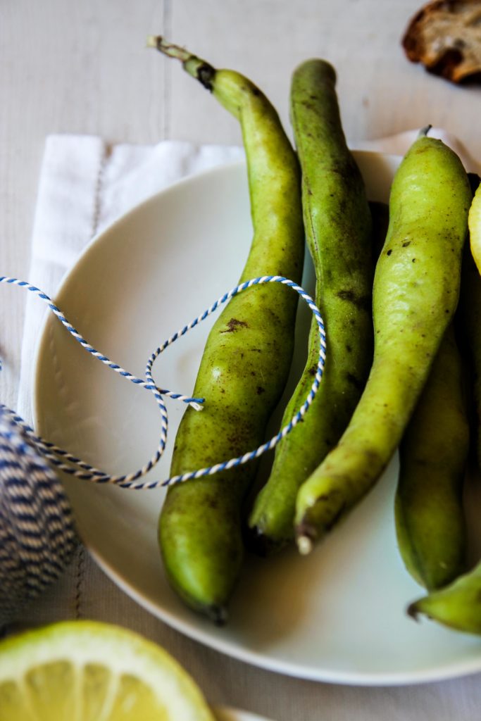 Tartines de tzatziki et fèves au citron {vegan}
