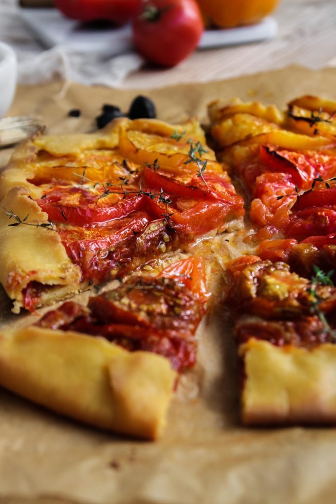 Tarte rustique aux tomates recette