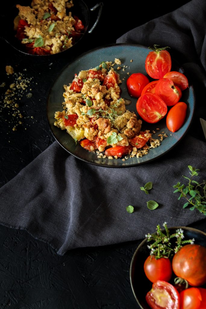 Crumble de tomates recette