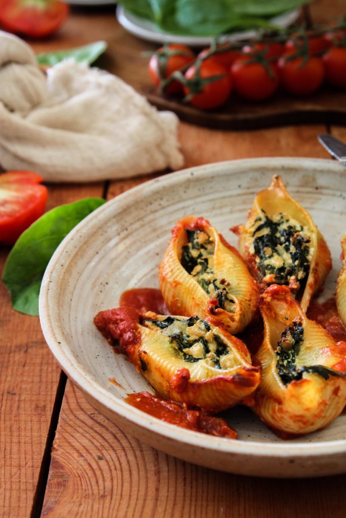 Conchiglionis farcis vegan recette
