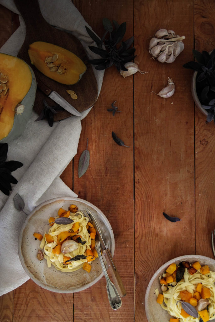 Pâtes courge
