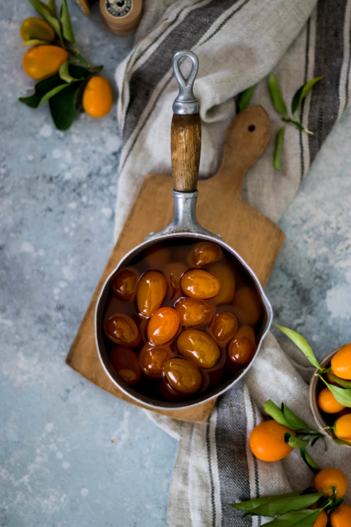 Kumquats confits au sirop