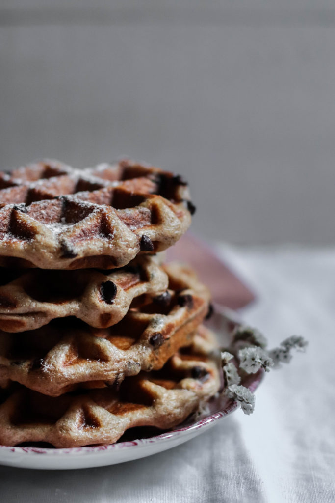 Gaufres de Liège au chocolat
