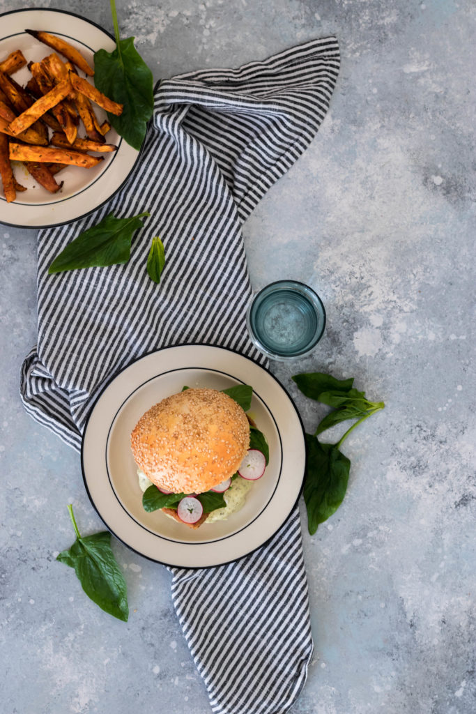 burger vegan tofu