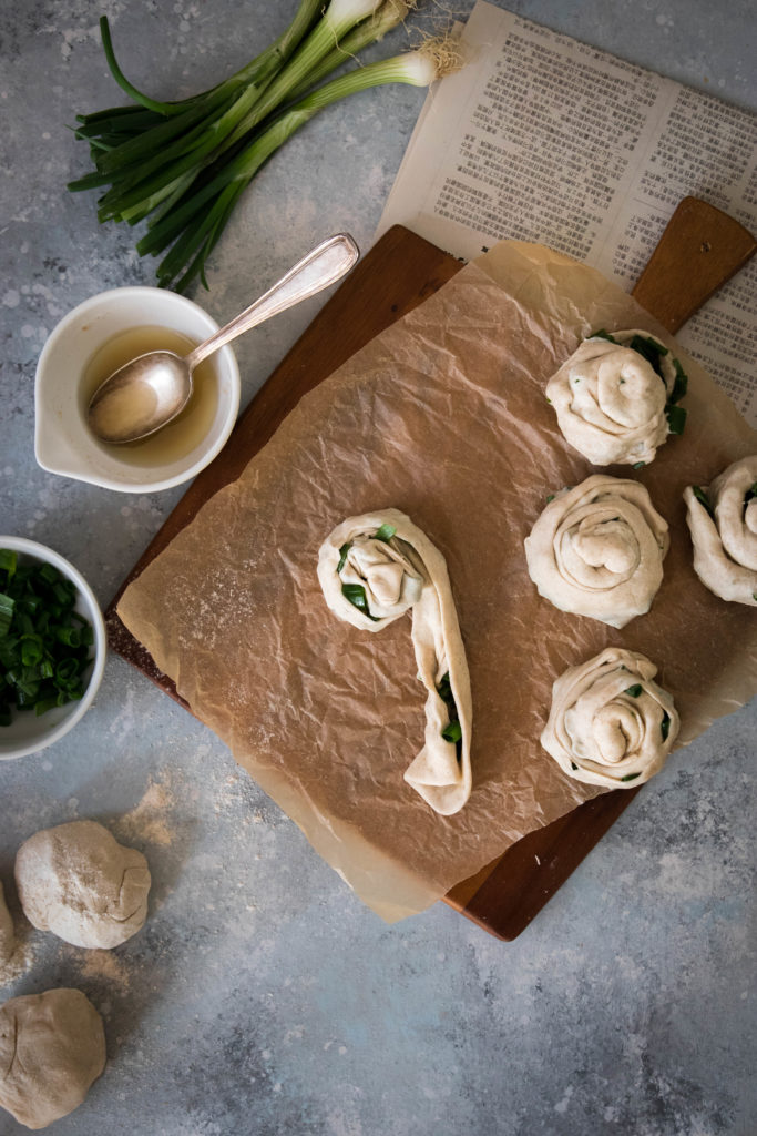 vegan scallion pancakes