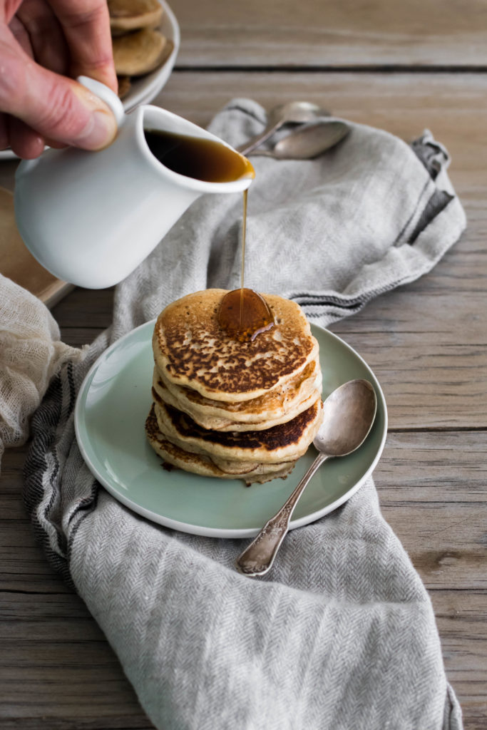 Overnight sourdough pancakes