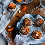 Muffins abricot amandes {sans lait - sans gluten}