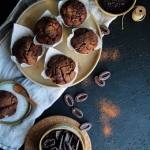 Muffins tout chocolat {vegan - sans gluten}