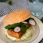 Filet 'o' fish burger {vegan}