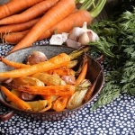 Pommes de terre et carottes rôties au four