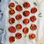 Tartelette tomate et cheddar