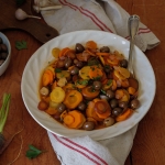 Cocotte de carottes aux olives {vegan}