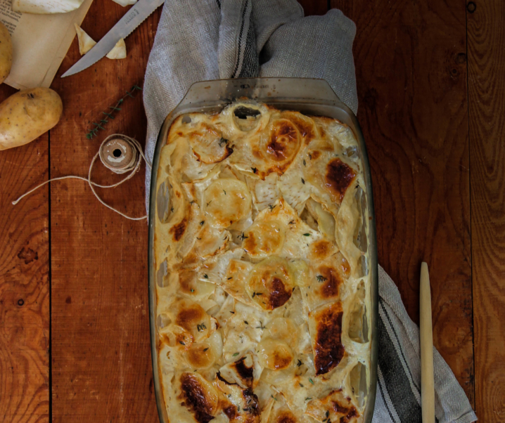 Gratin de pommes de terre et céleri {vegan- sans gluten}