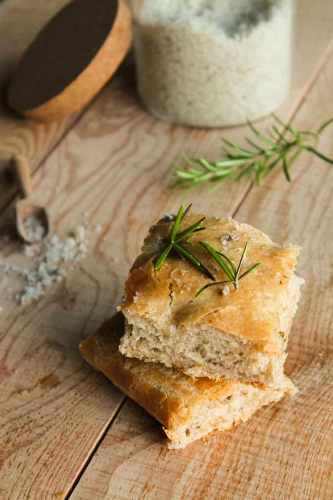 Focaccia au levain naturel